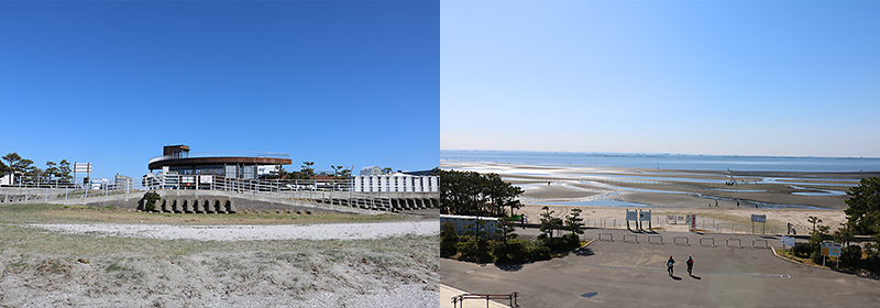 ふなばし三番瀬海浜公園展望デッキ