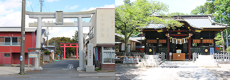 玉崎神社と玉前神社